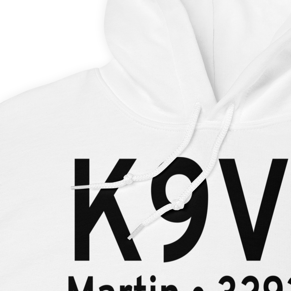Martin Municipal Airport (K9V6) ICAO Hoodie Sweatshirt 