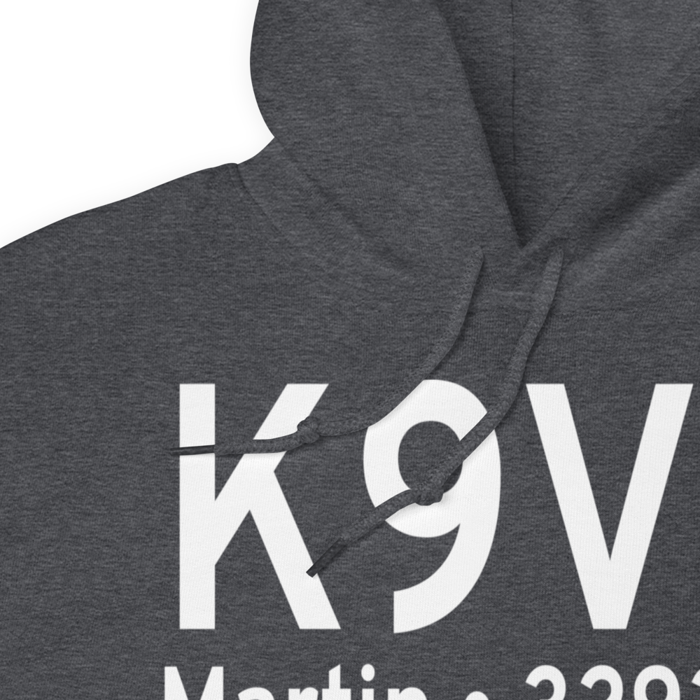 Martin Municipal Airport (K9V6) ICAO Hoodie Sweatshirt 