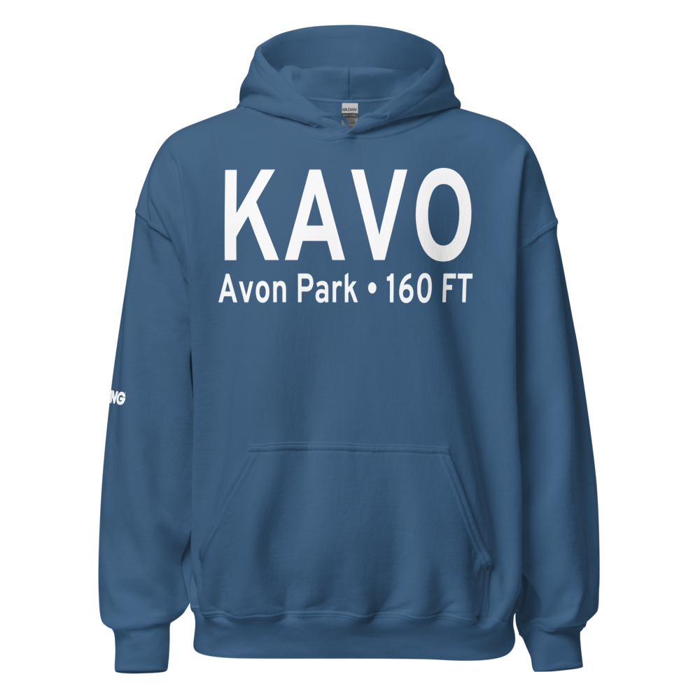 Avon Park Executive Airport (KAVO) ICAO Hoodie Sweatshirt 