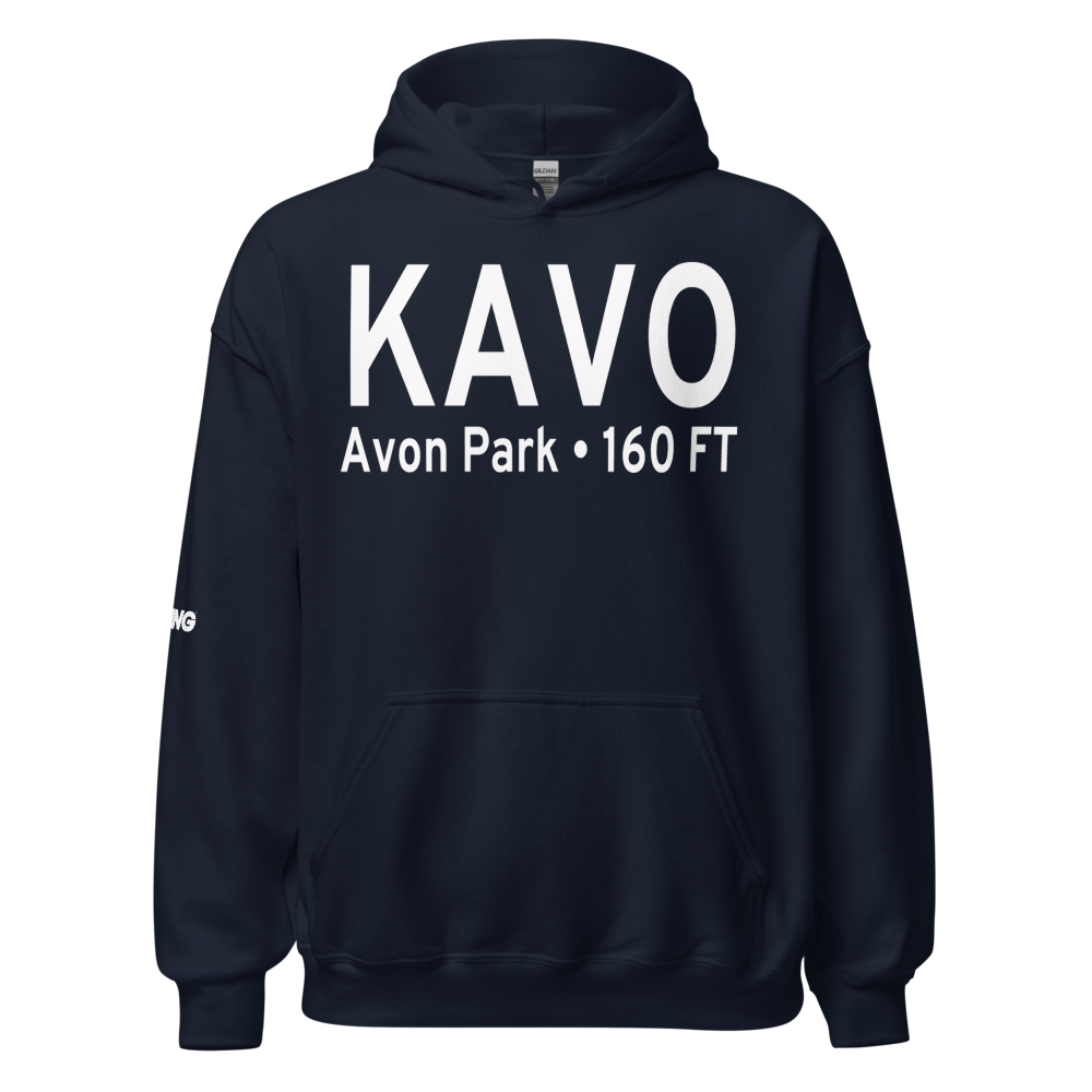 Avon Park Executive Airport (KAVO) ICAO Hoodie Sweatshirt 