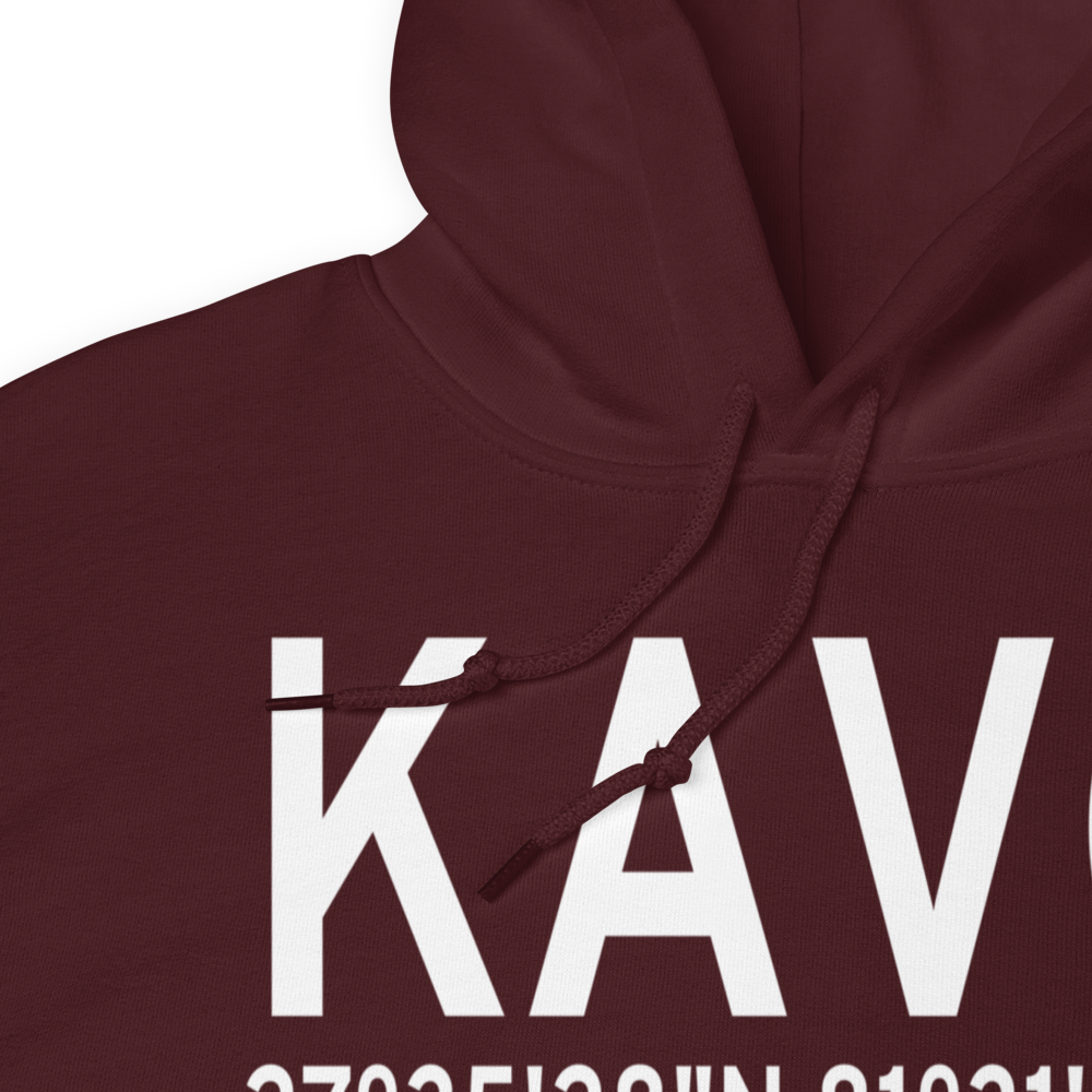 Avon Park Executive Airport (KAVO) ICAO Hoodie Sweatshirt 