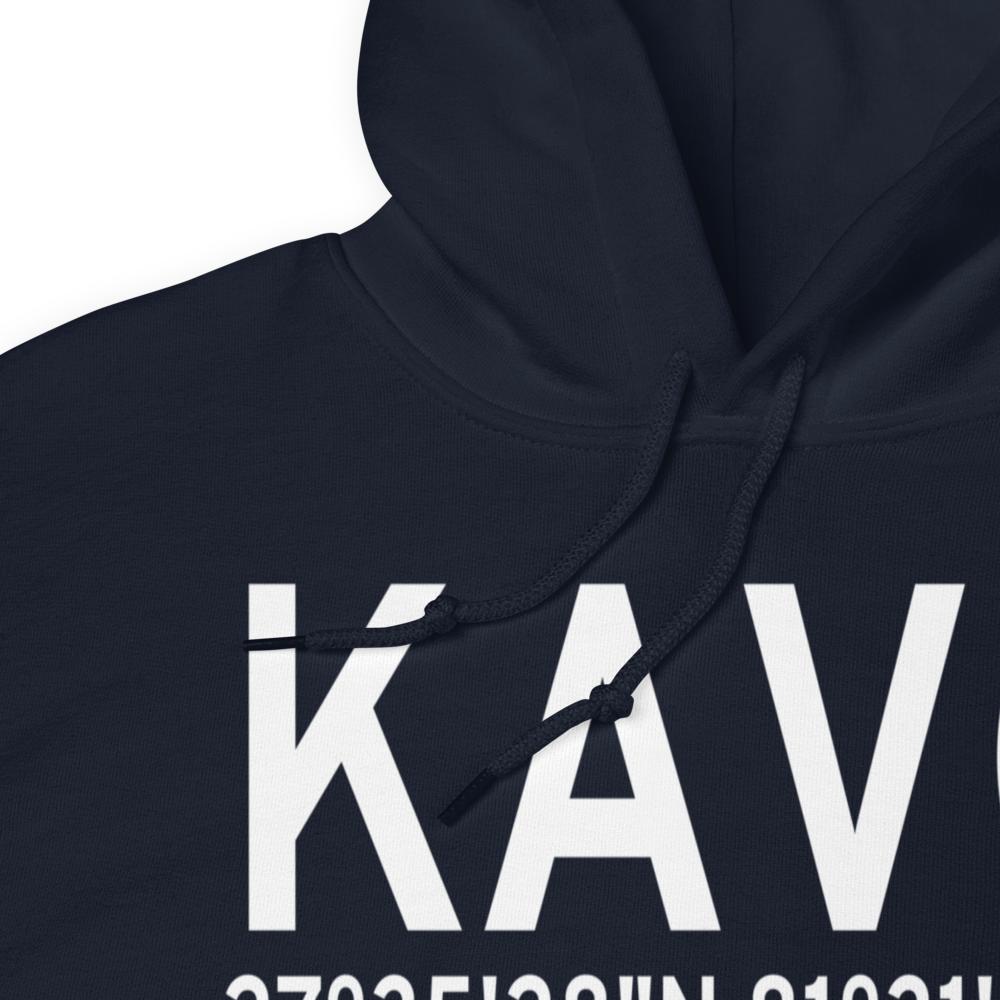 Avon Park Executive Airport (KAVO) ICAO Hoodie Sweatshirt 