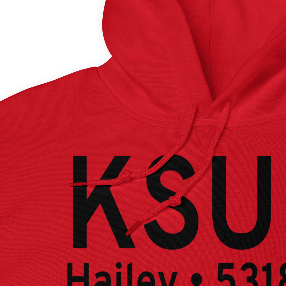Friedman Memorial Airport (KSUN) ICAO Hoodie Sweatshirt 