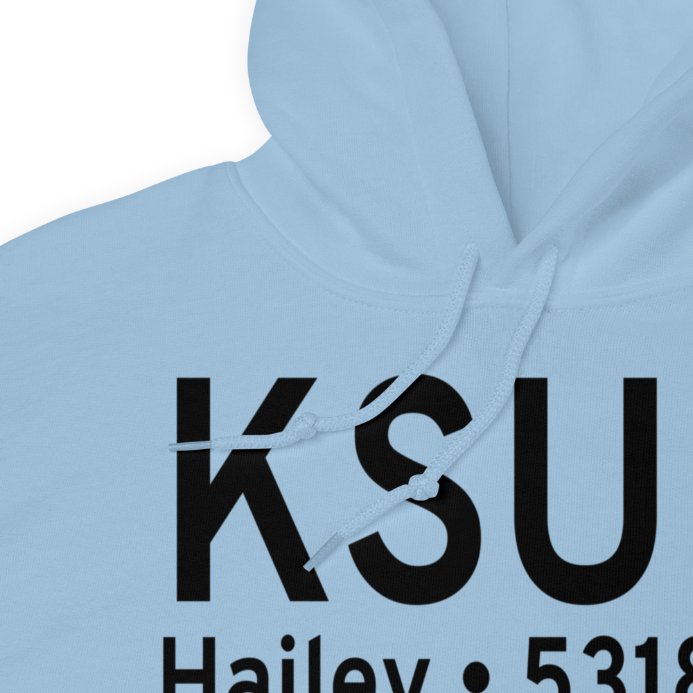 Friedman Memorial Airport (KSUN) ICAO Hoodie Sweatshirt 