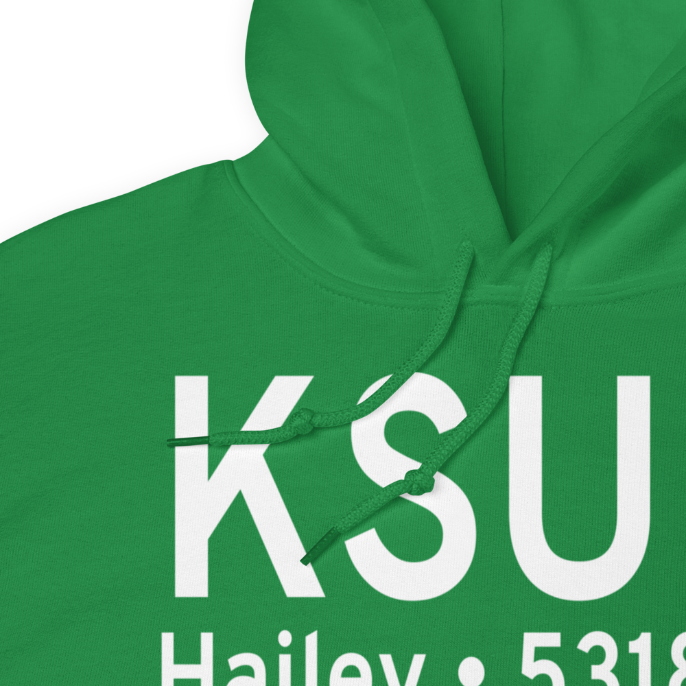 Friedman Memorial Airport (KSUN) ICAO Hoodie Sweatshirt 