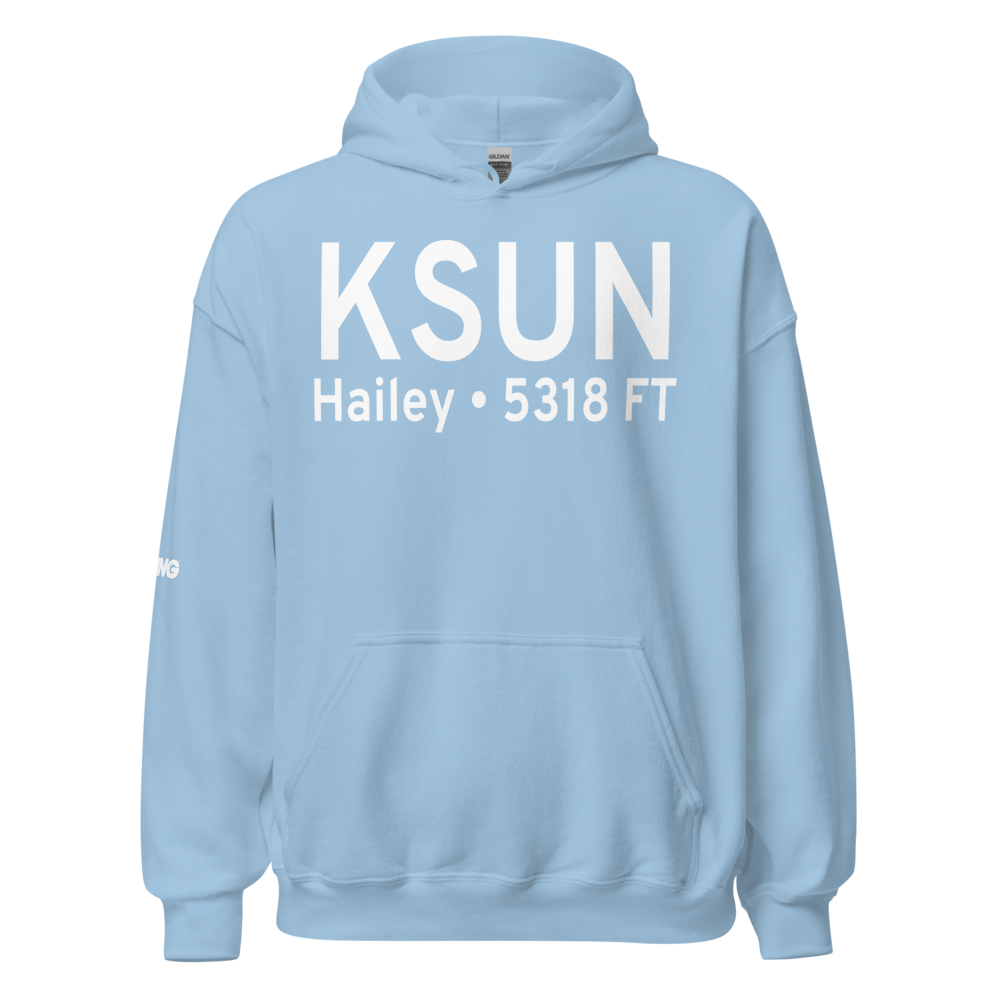 Friedman Memorial Airport (KSUN) ICAO Hoodie Sweatshirt 