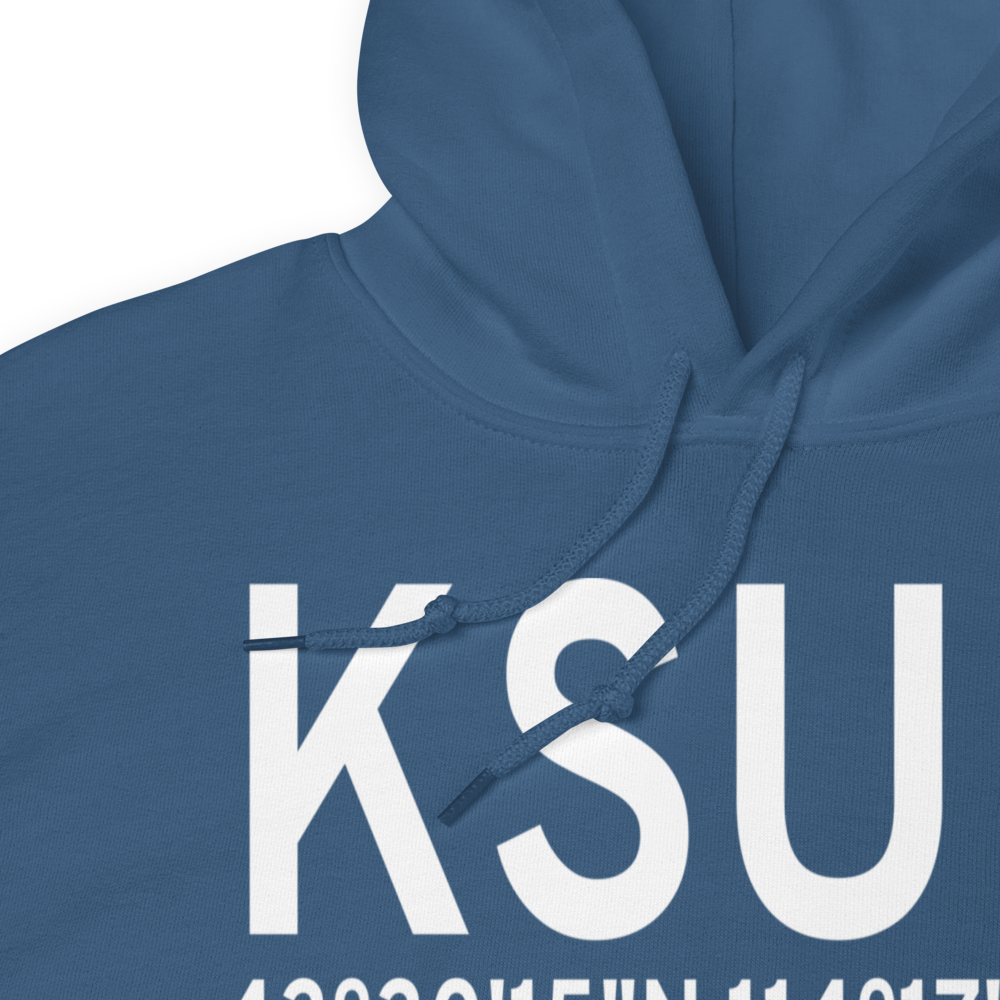Friedman Memorial Airport (KSUN) ICAO Hoodie Sweatshirt 