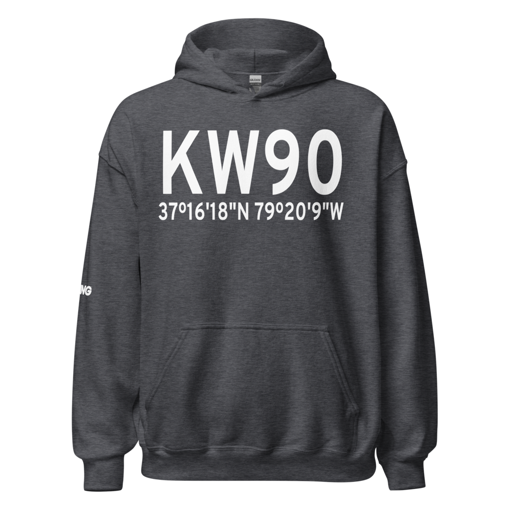 New London Airport (KW90) ICAO Hoodie Sweatshirt 