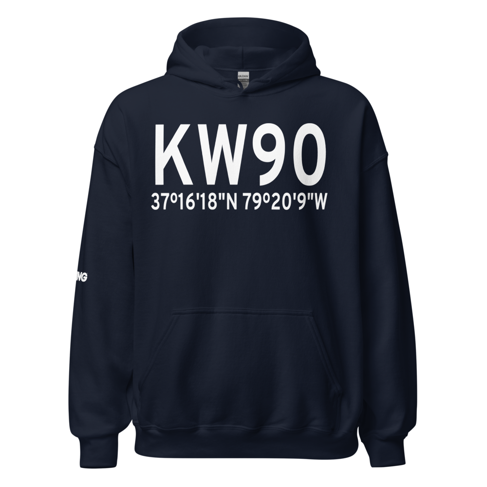 New London Airport (KW90) ICAO Hoodie Sweatshirt 