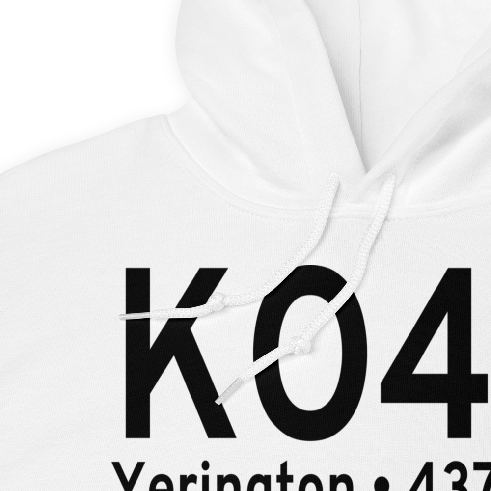 Yerington Municipal Airport (KO43) ICAO Hoodie Sweatshirt 