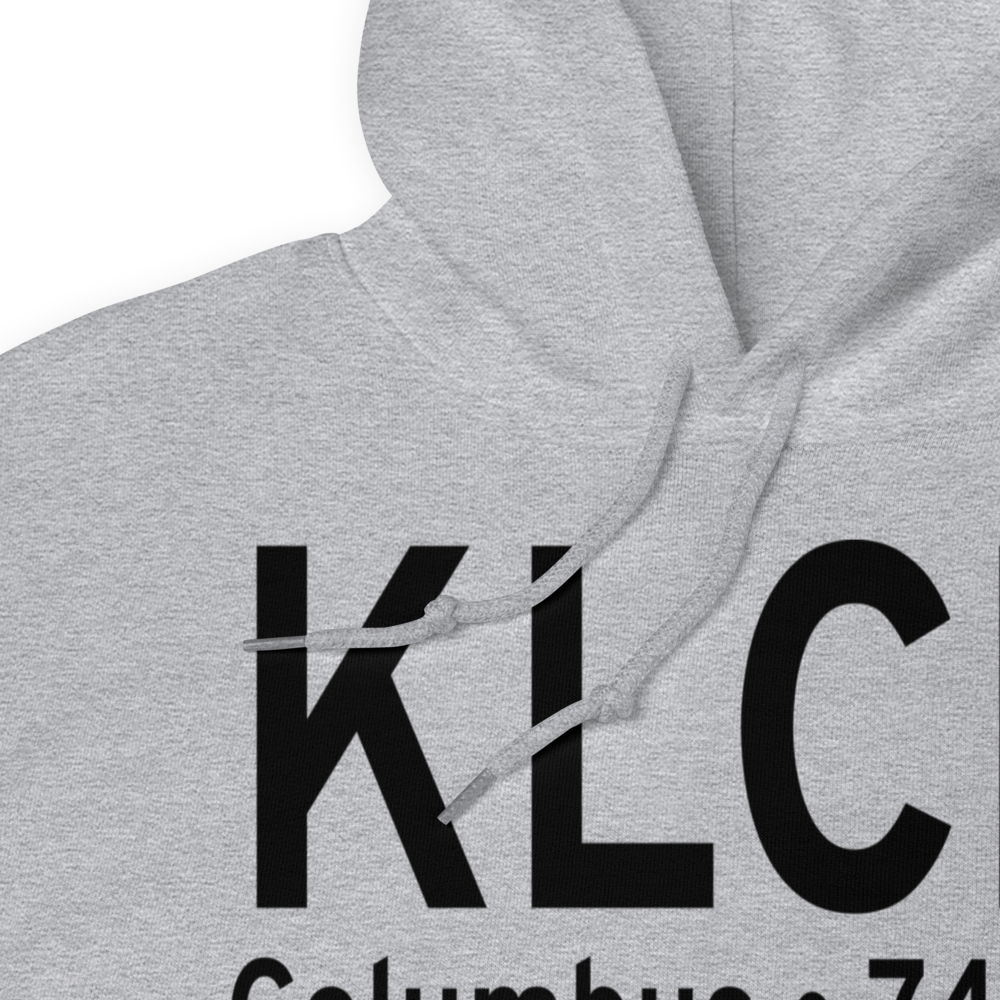 Rickenbacker International Airport (KLCK) ICAO Hoodie Sweatshirt 
