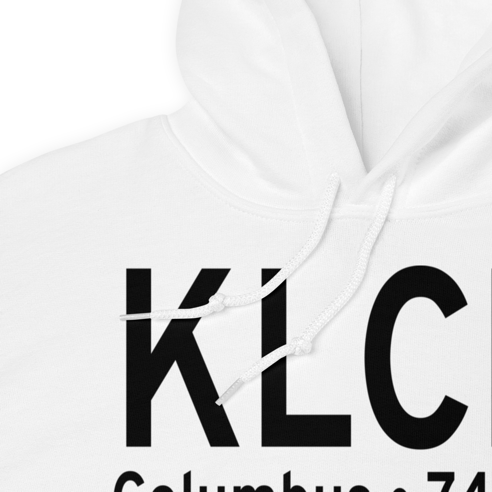 Rickenbacker International Airport (KLCK) ICAO Hoodie Sweatshirt 