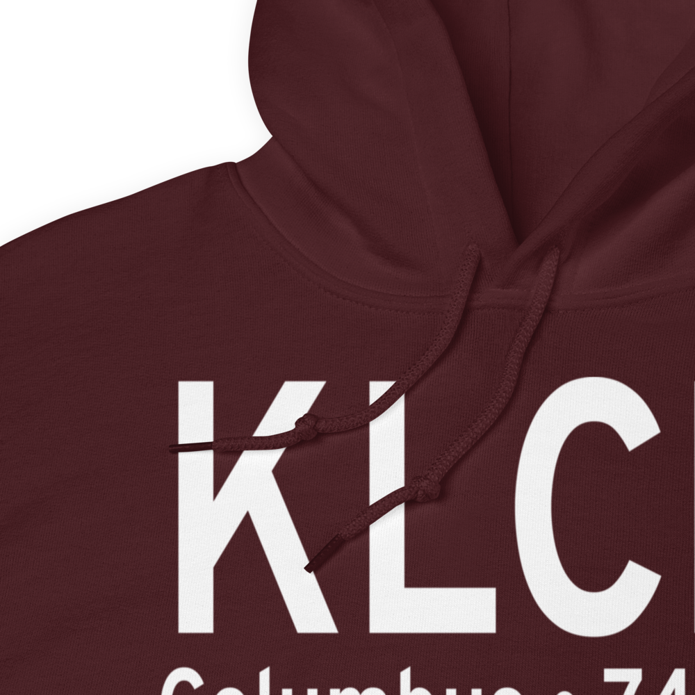 Rickenbacker International Airport (KLCK) ICAO Hoodie Sweatshirt 