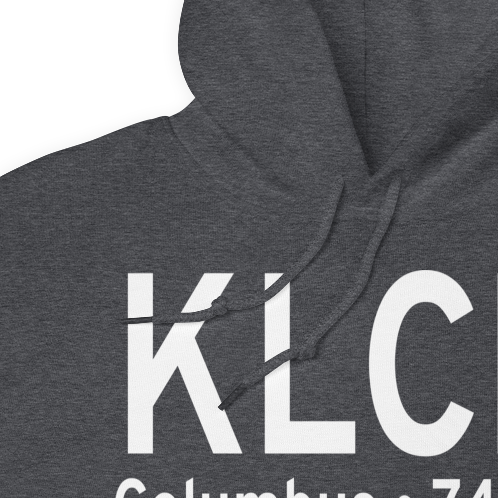 Rickenbacker International Airport (KLCK) ICAO Hoodie Sweatshirt 