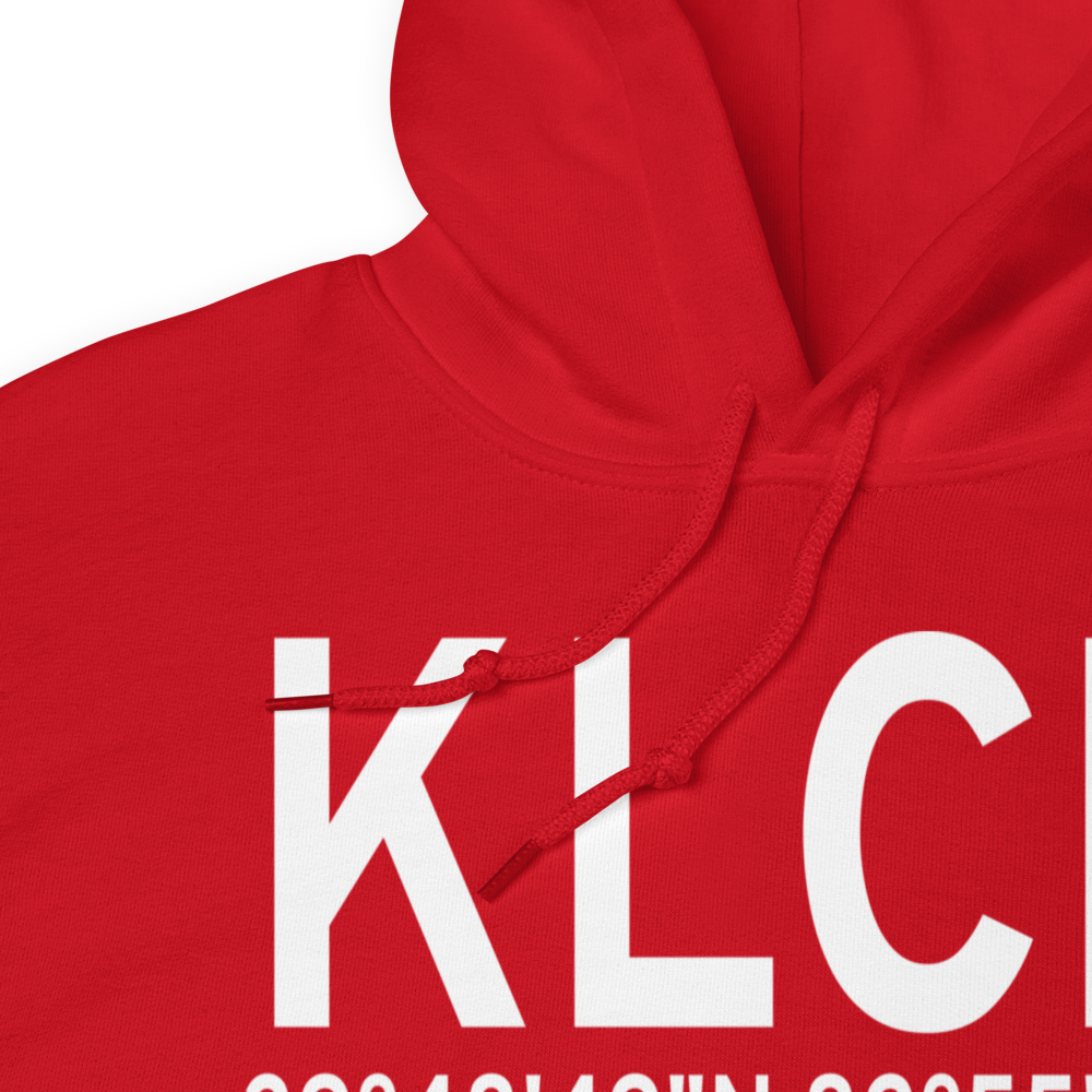 Rickenbacker International Airport (KLCK) ICAO Hoodie Sweatshirt 