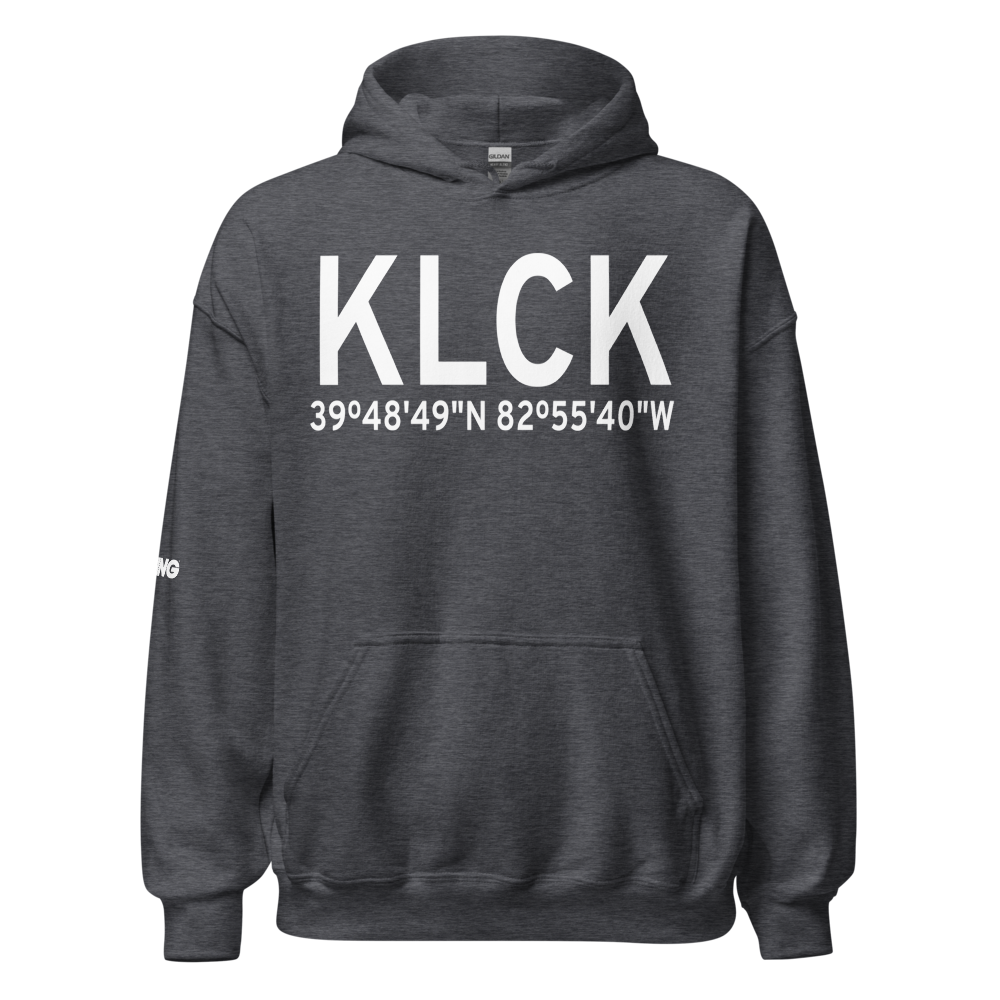 Rickenbacker International Airport (KLCK) ICAO Hoodie Sweatshirt 