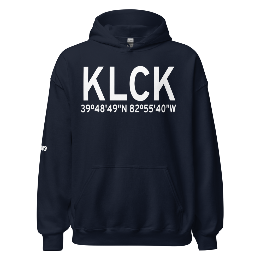 Rickenbacker International Airport (KLCK) ICAO Hoodie Sweatshirt 