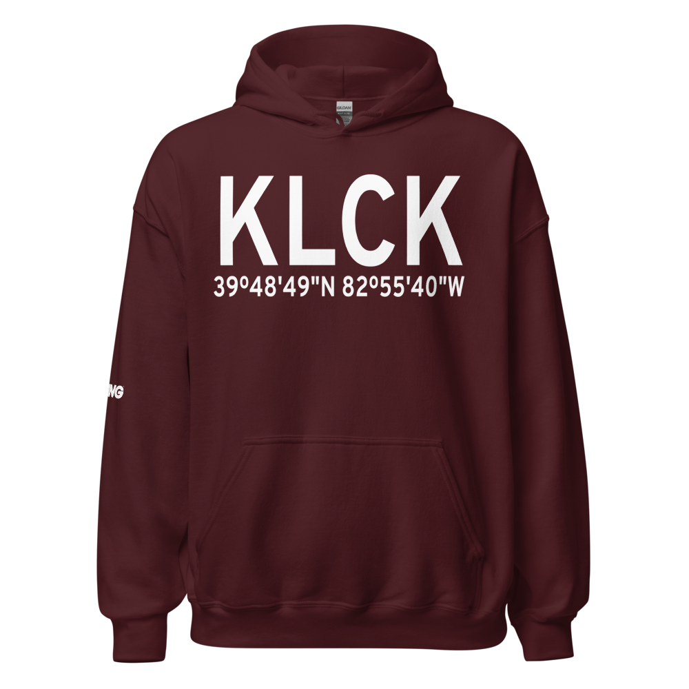 Rickenbacker International Airport (KLCK) ICAO Hoodie Sweatshirt 