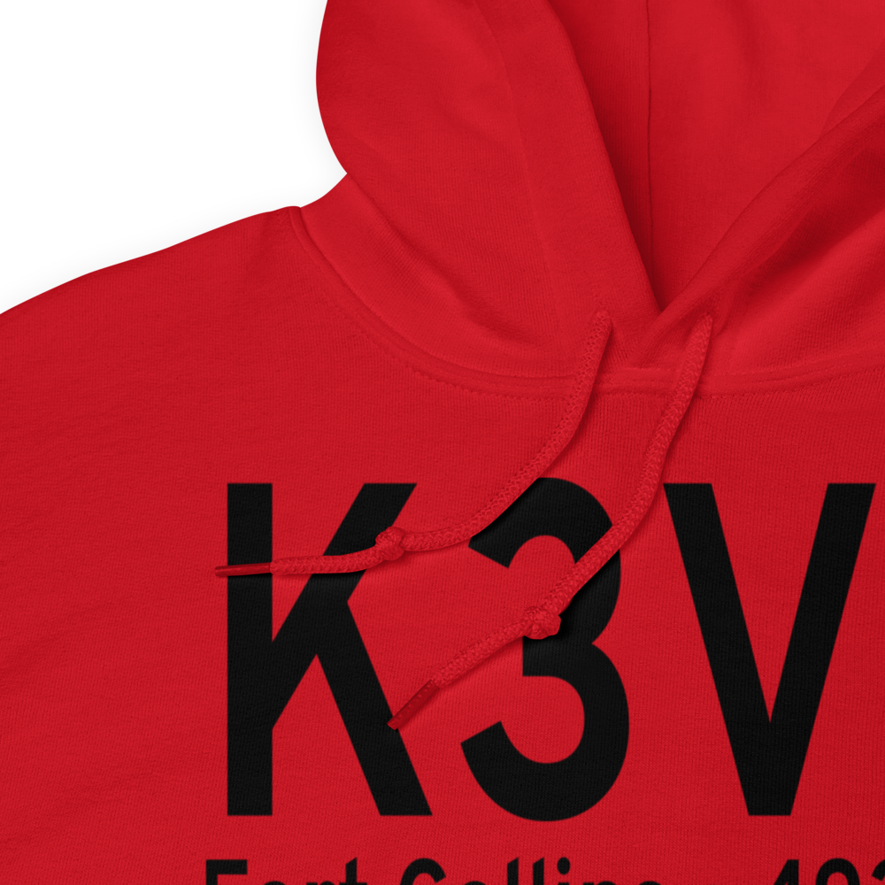 Fort Collins Downtown Airport (K3V5) ICAO Hoodie Sweatshirt 