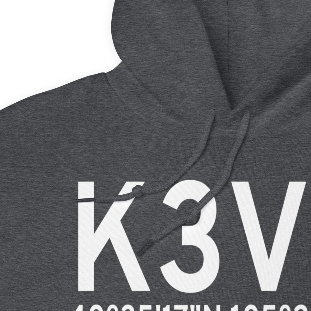 Fort Collins Downtown Airport (K3V5) ICAO Hoodie Sweatshirt 