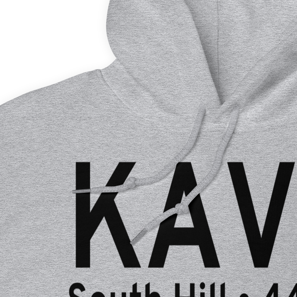 Mecklenburg Brunswick Regional Airport (KAVC) ICAO Hoodie Sweatshirt 
