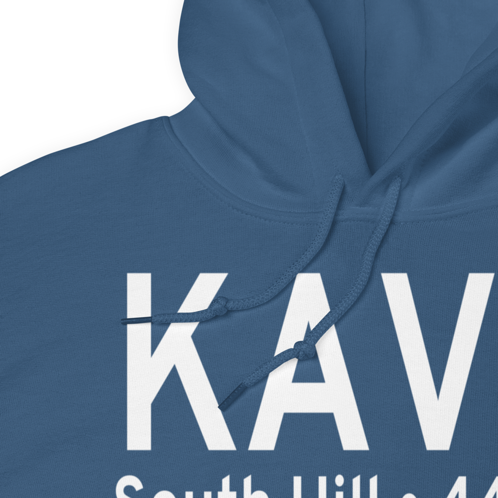 Mecklenburg Brunswick Regional Airport (KAVC) ICAO Hoodie Sweatshirt 