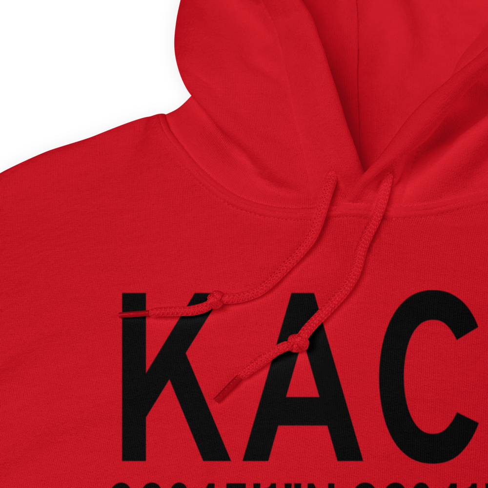 Allen Parish Airport (KACP) ICAO Hoodie Sweatshirt 