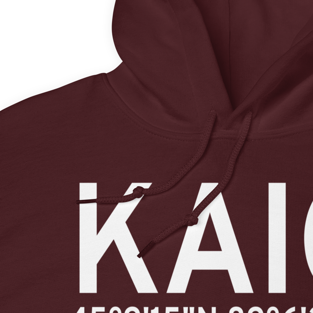 Langlade County Airport (KAIG) ICAO Hoodie Sweatshirt 