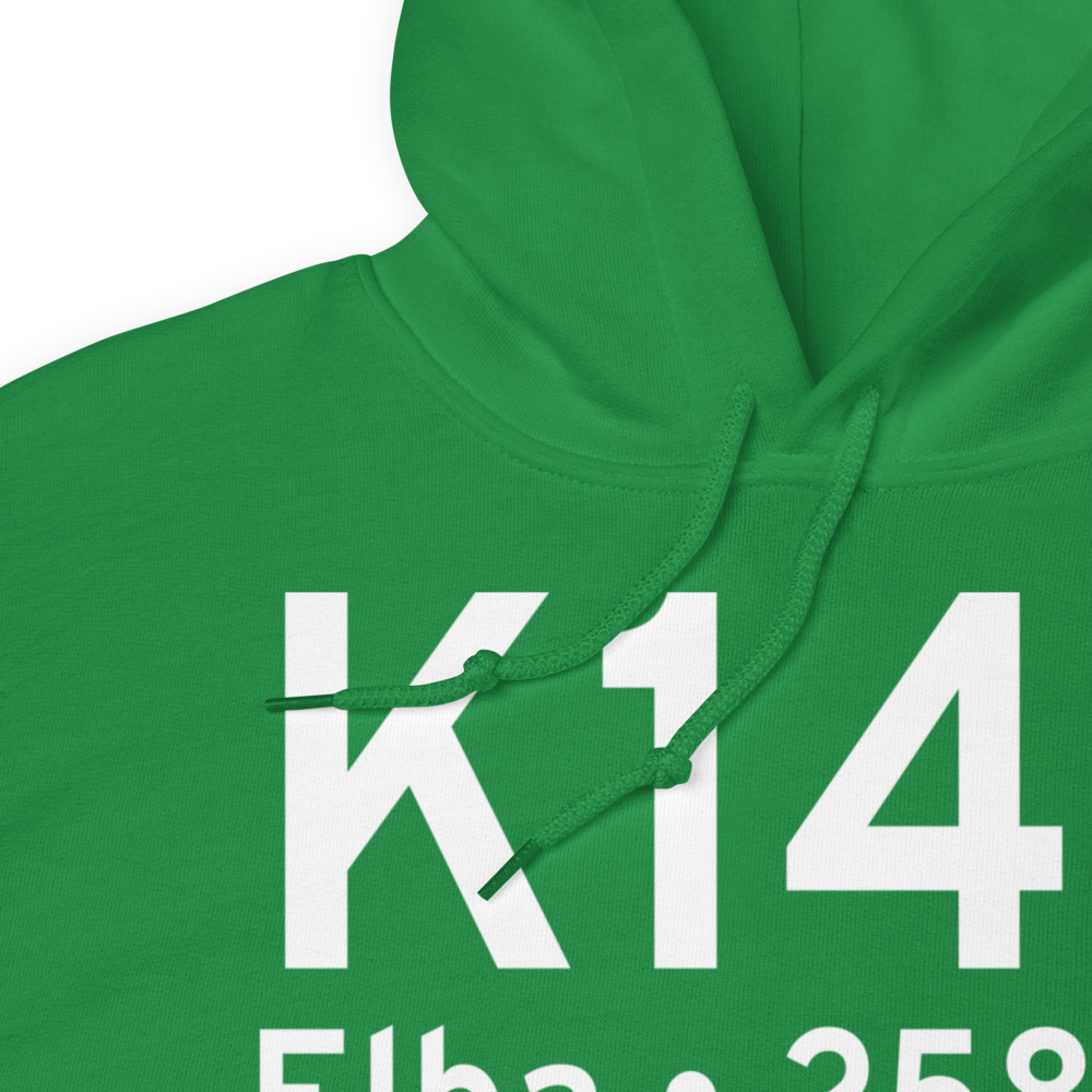 Carl Folsom Airport (K14J) ICAO Hoodie Sweatshirt 