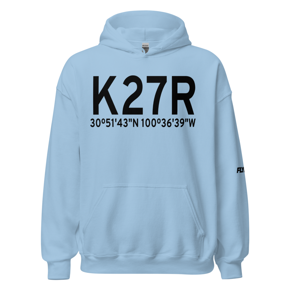 Eldorado Airport (K27R) ICAO Hoodie Sweatshirt 