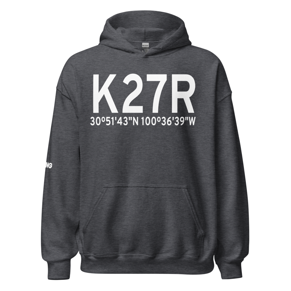 Eldorado Airport (K27R) ICAO Hoodie Sweatshirt 