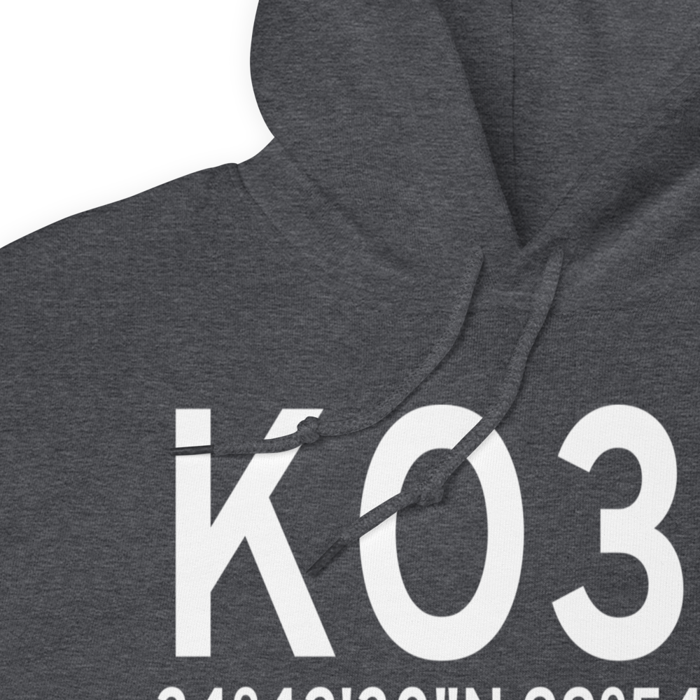 Hollis Municipal Airport (KO35) ICAO Hoodie Sweatshirt 