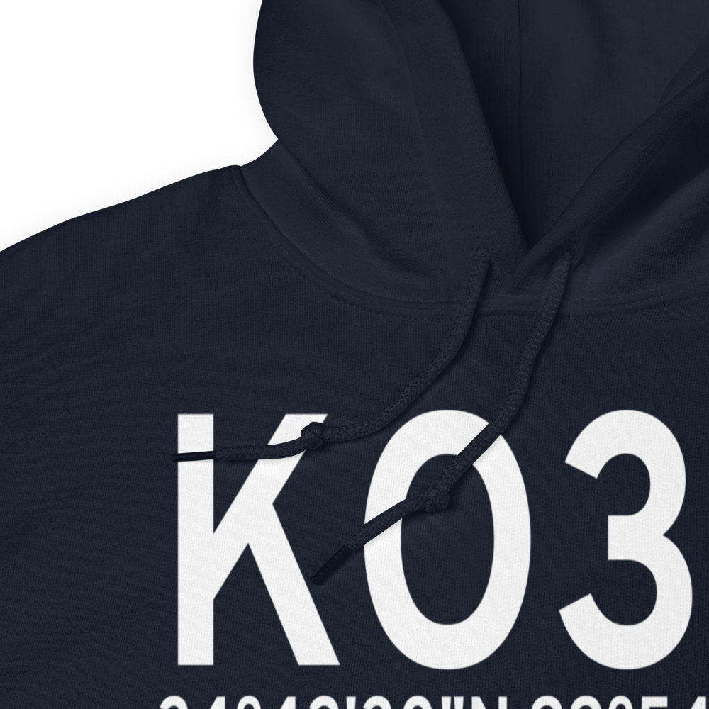Hollis Municipal Airport (KO35) ICAO Hoodie Sweatshirt 