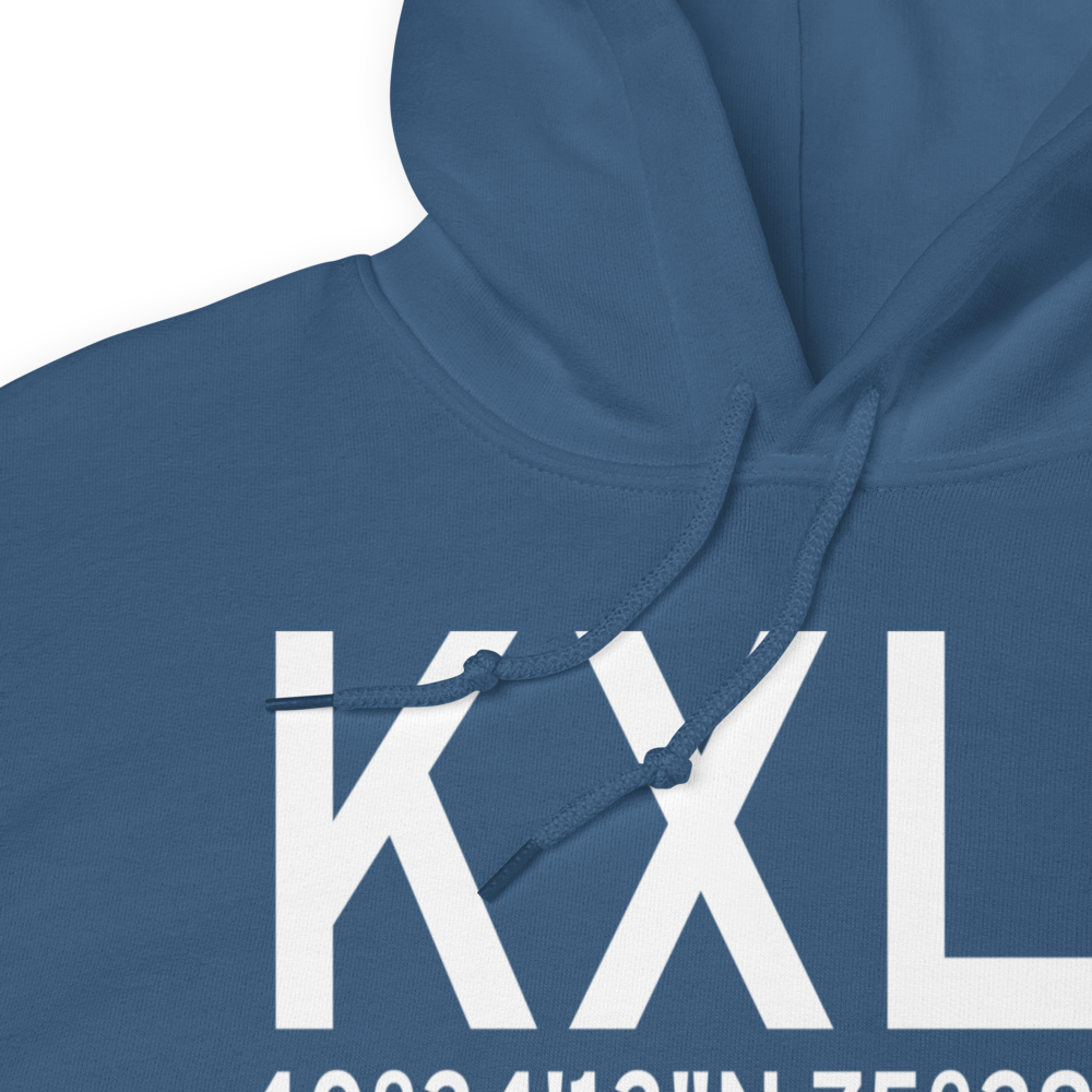 Allentown Queen City Municipal Airport (KXLL) ICAO Hoodie Sweatshirt 