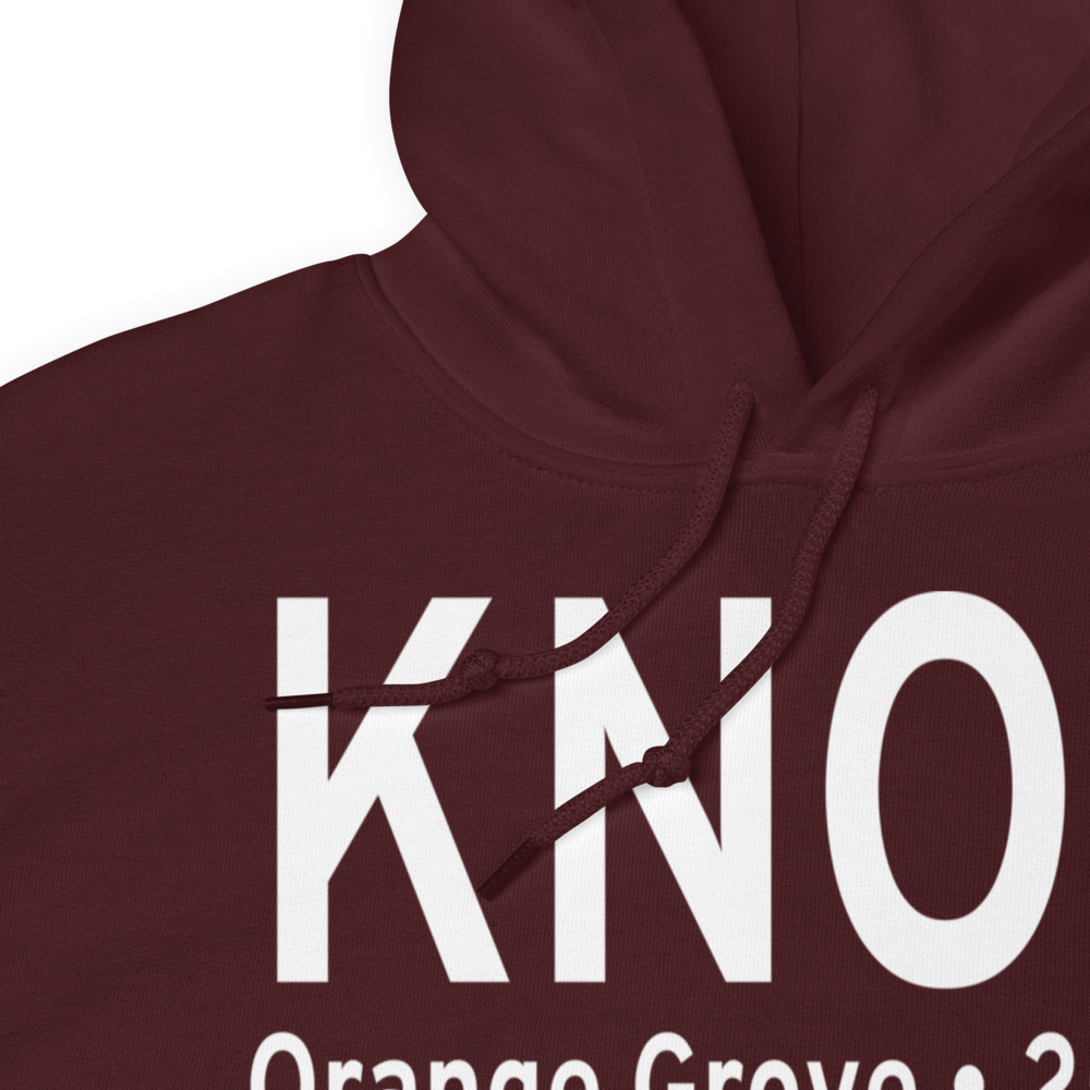 Orange Grove Naval Auxiliary Landing Field (KNOG) ICAO Hoodie Sweatshirt 