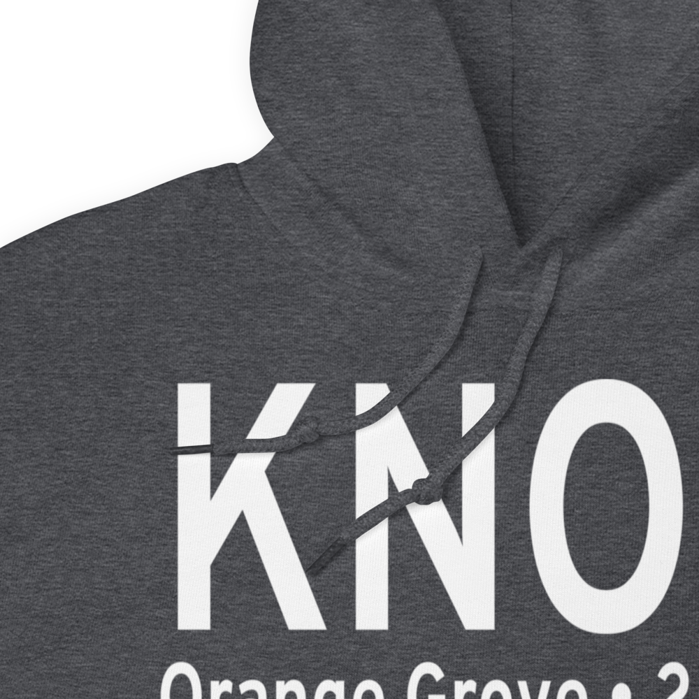 Orange Grove Naval Auxiliary Landing Field (KNOG) ICAO Hoodie Sweatshirt 