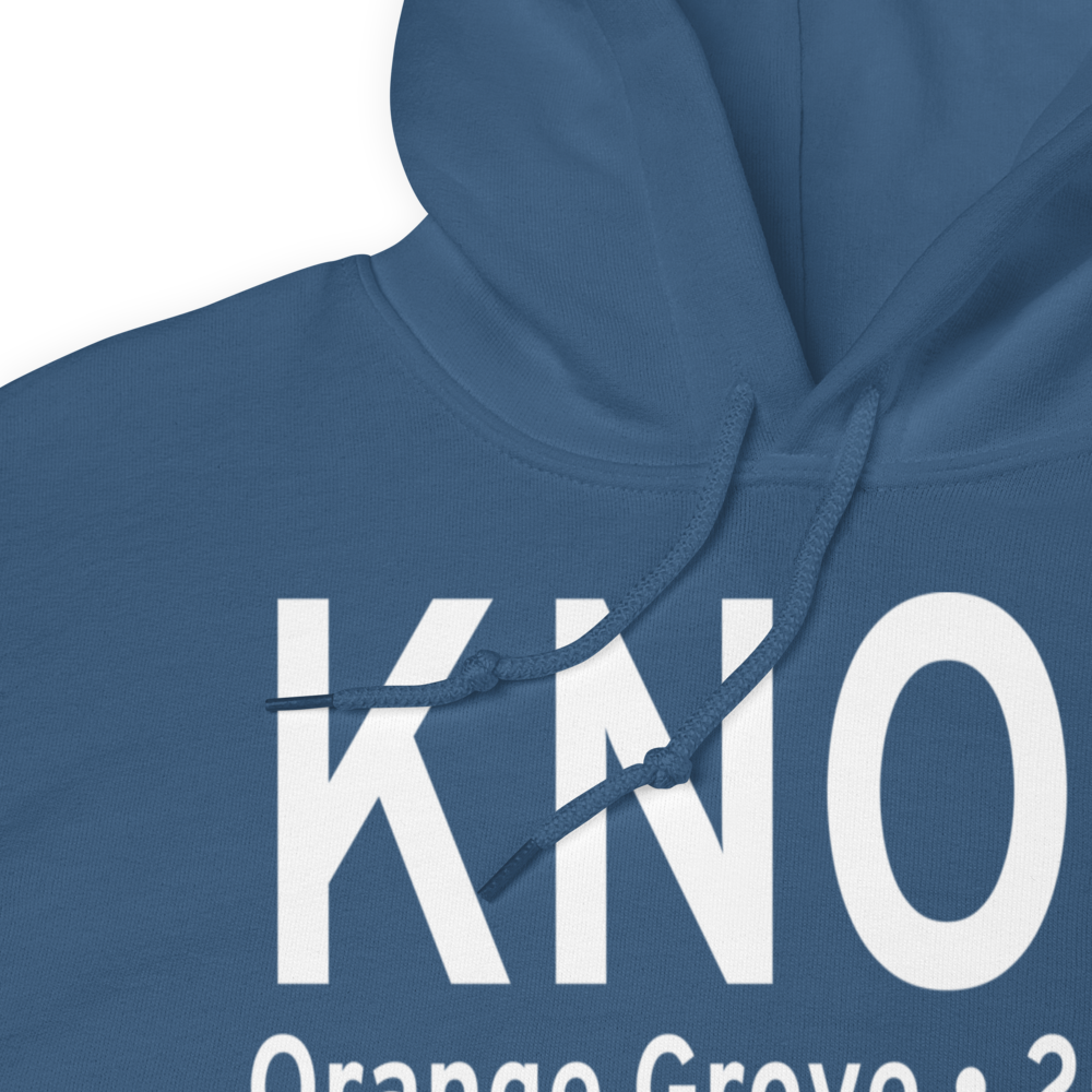 Orange Grove Naval Auxiliary Landing Field (KNOG) ICAO Hoodie Sweatshirt 