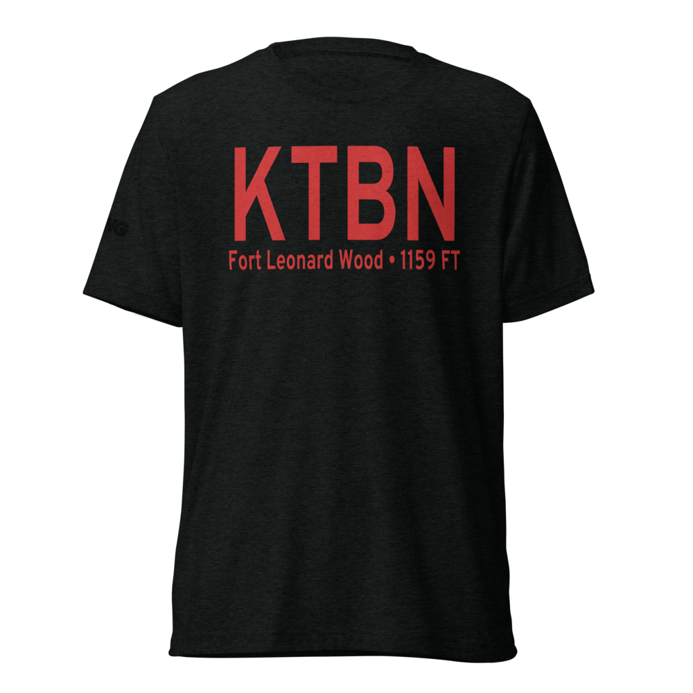 Waynesville-St. Robert Regional Forney field (KTBN) ICAO Tri-blend T-Shirt 
