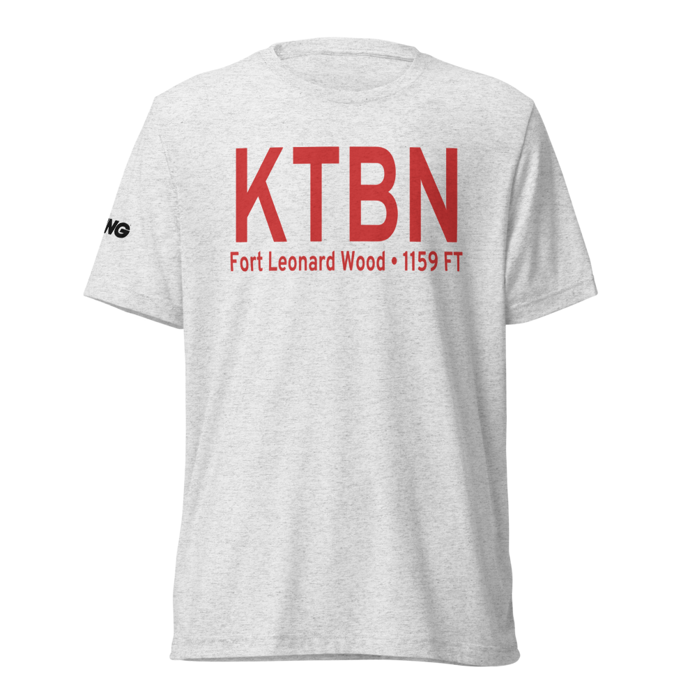 Waynesville-St. Robert Regional Forney field (KTBN) ICAO Tri-blend T-Shirt 