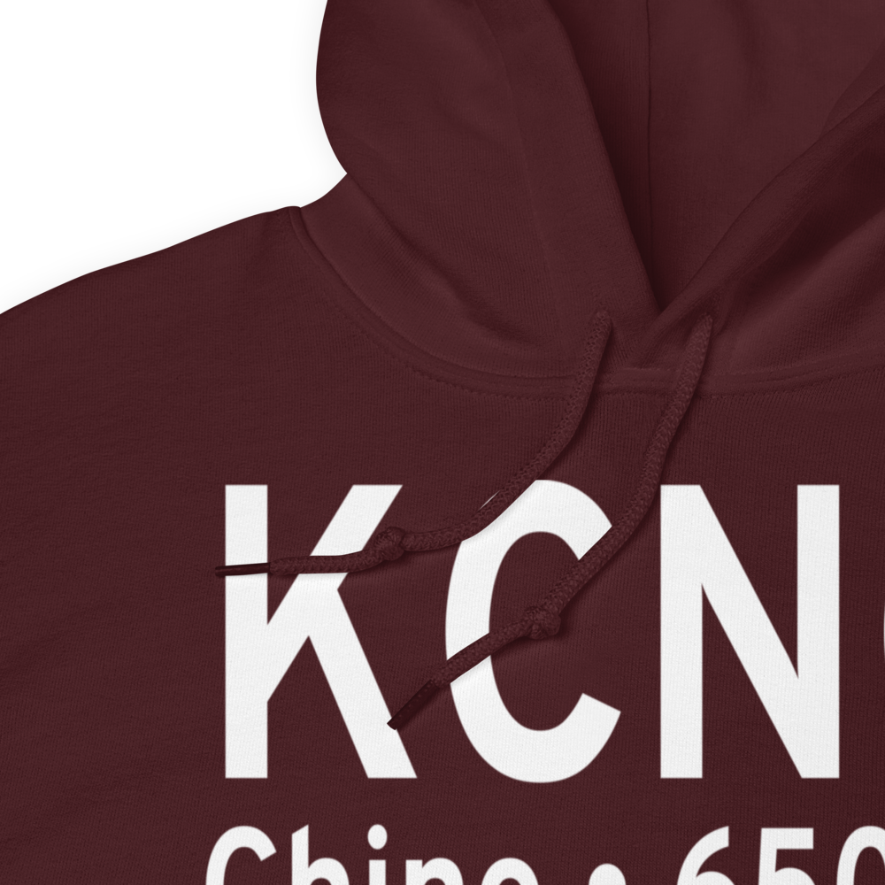 Chino Airport (KCNO) ICAO Hoodie Sweatshirt 