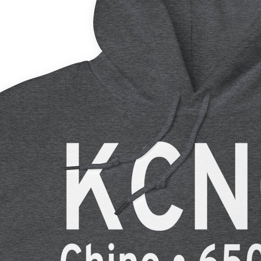 Chino Airport (KCNO) ICAO Hoodie Sweatshirt 