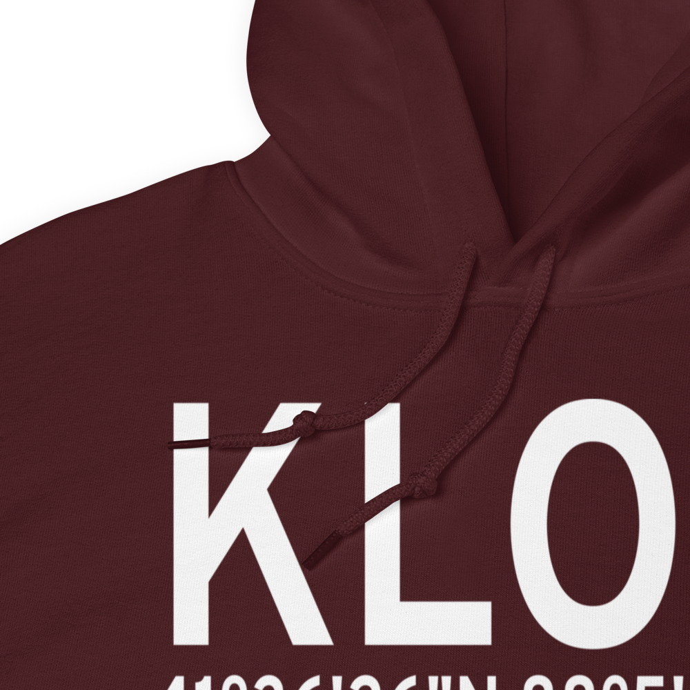 Lewis University Airport (KLOT) ICAO Hoodie Sweatshirt 