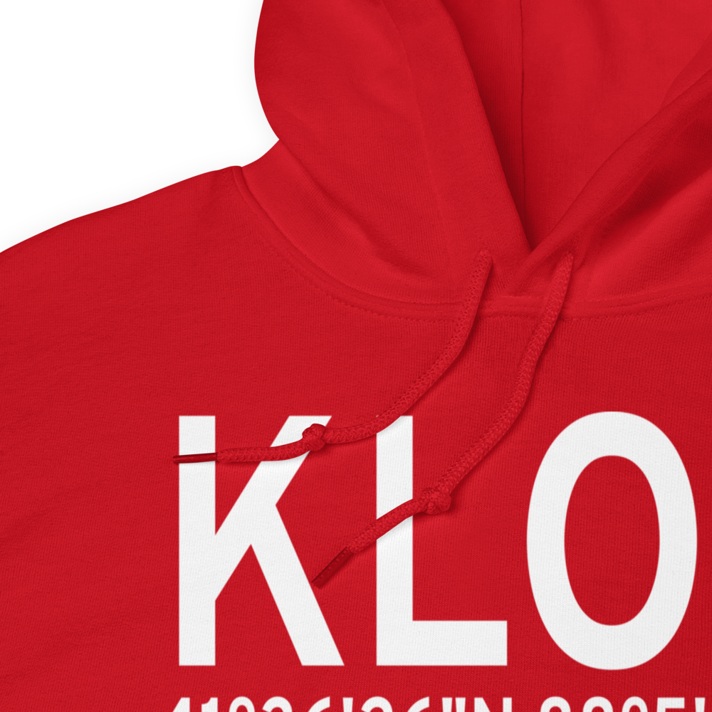 Lewis University Airport (KLOT) ICAO Hoodie Sweatshirt 