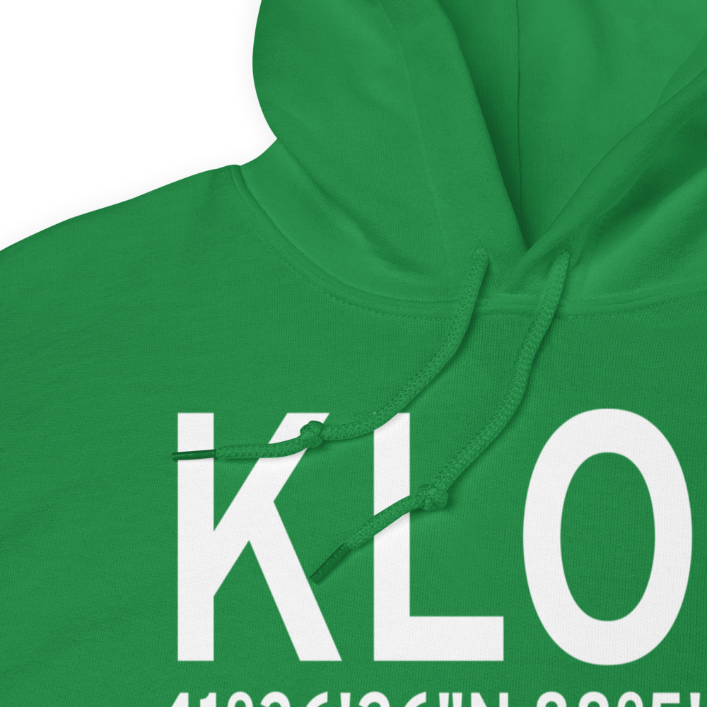 Lewis University Airport (KLOT) ICAO Hoodie Sweatshirt 