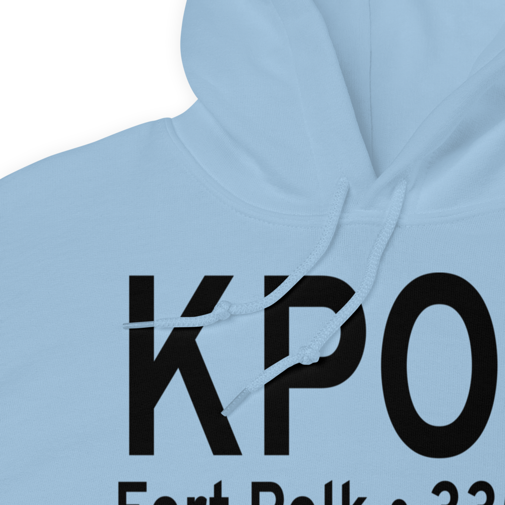 Polk Army Air Field (KPOE) ICAO Hoodie Sweatshirt 