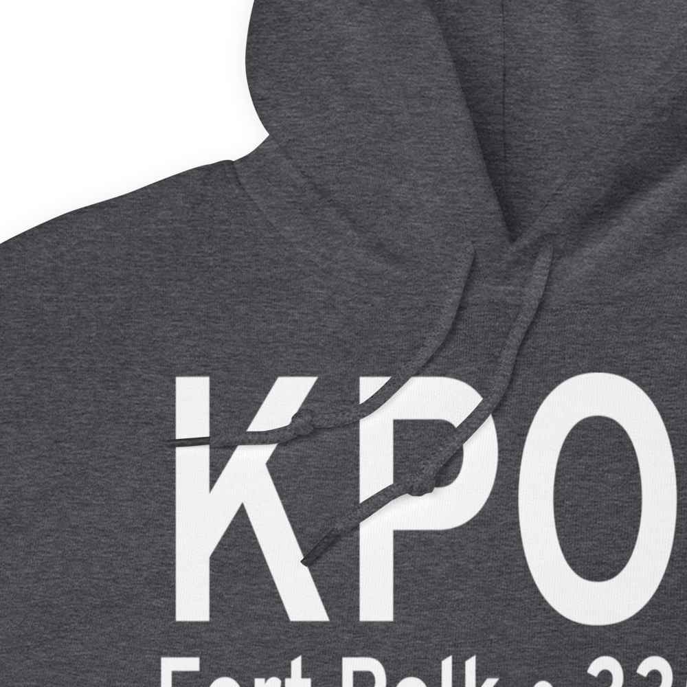 Polk Army Air Field (KPOE) ICAO Hoodie Sweatshirt 