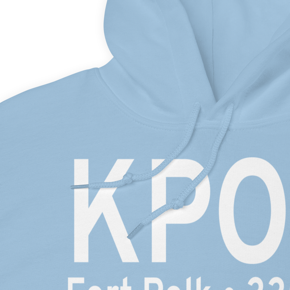 Polk Army Air Field (KPOE) ICAO Hoodie Sweatshirt 