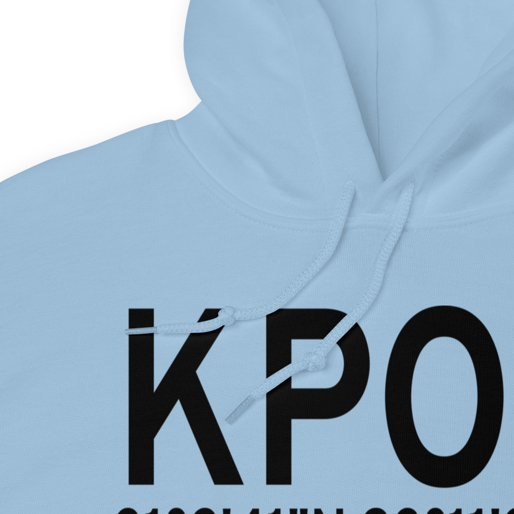 Polk Army Air Field (KPOE) ICAO Hoodie Sweatshirt 