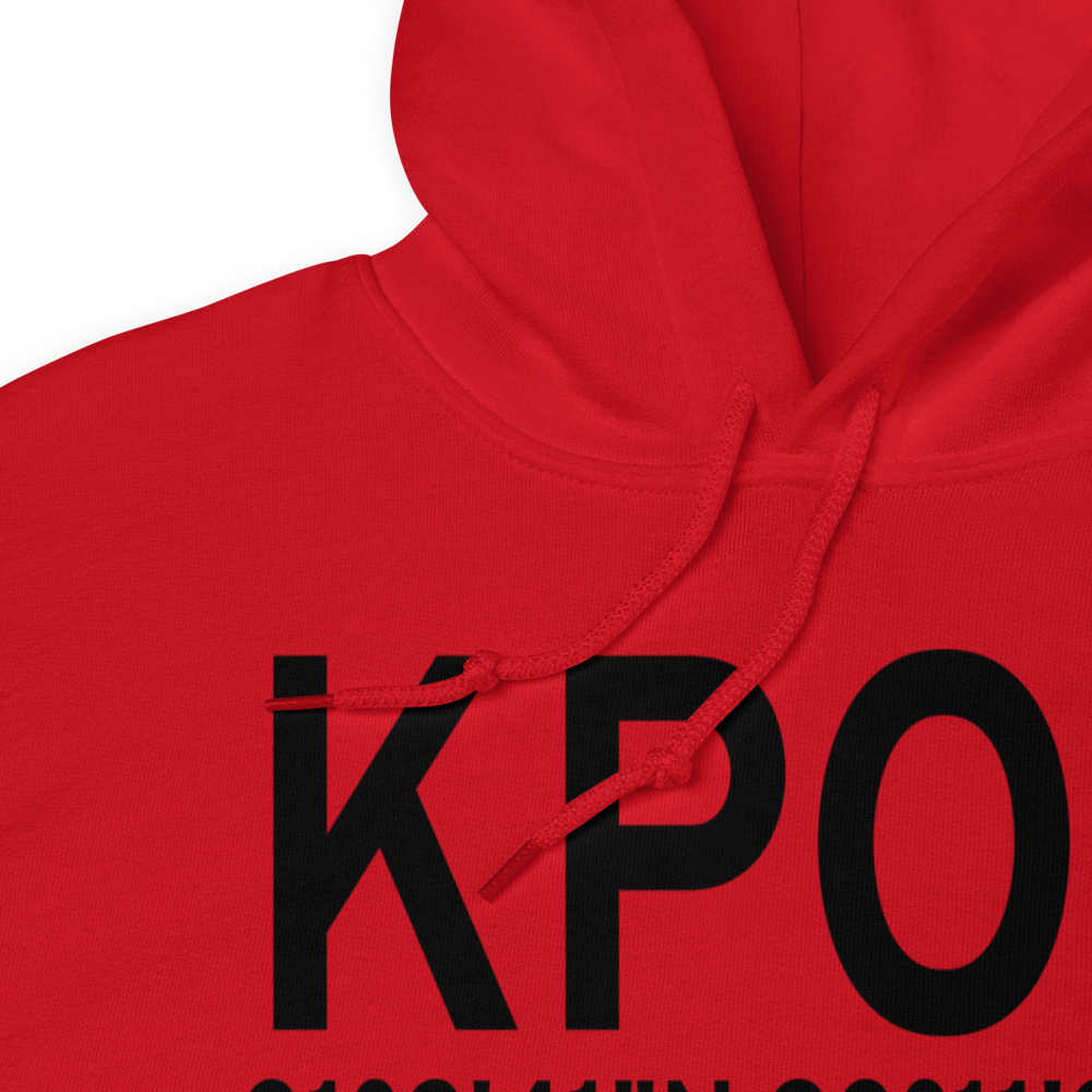 Polk Army Air Field (KPOE) ICAO Hoodie Sweatshirt 