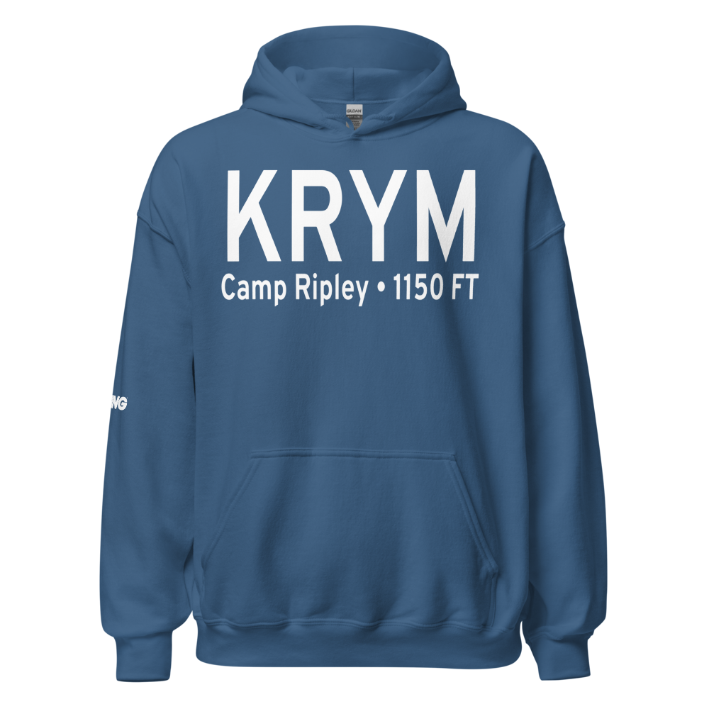 Ray S Miller Army Air Field (KRYM) ICAO Hoodie Sweatshirt 
